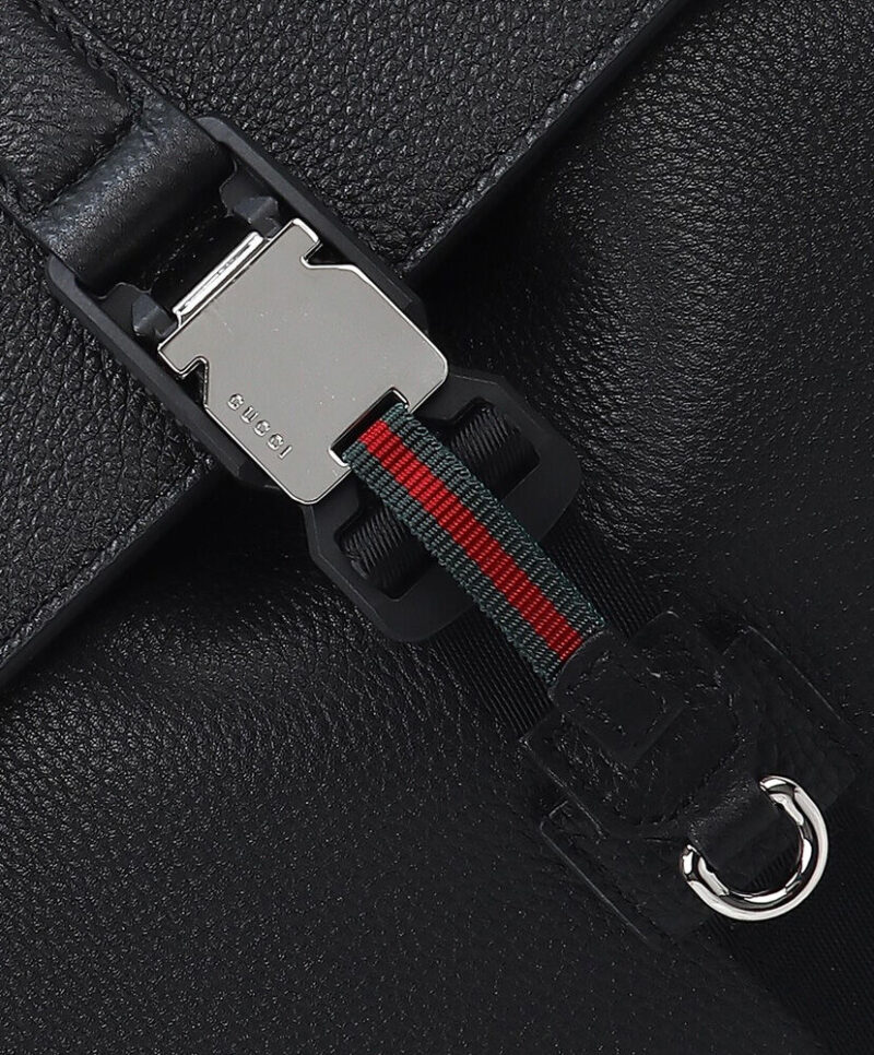 Gucci Large Backpack With Web 816750 Black